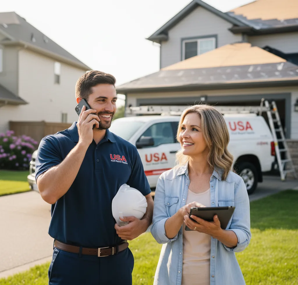 USA Roof Repair Experts customer support in Monongahela